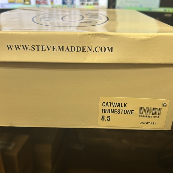 Steve Madden Catwalk Rhinestone Boots - Picture 2 of 6